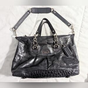Coach Black Satchel Bag
